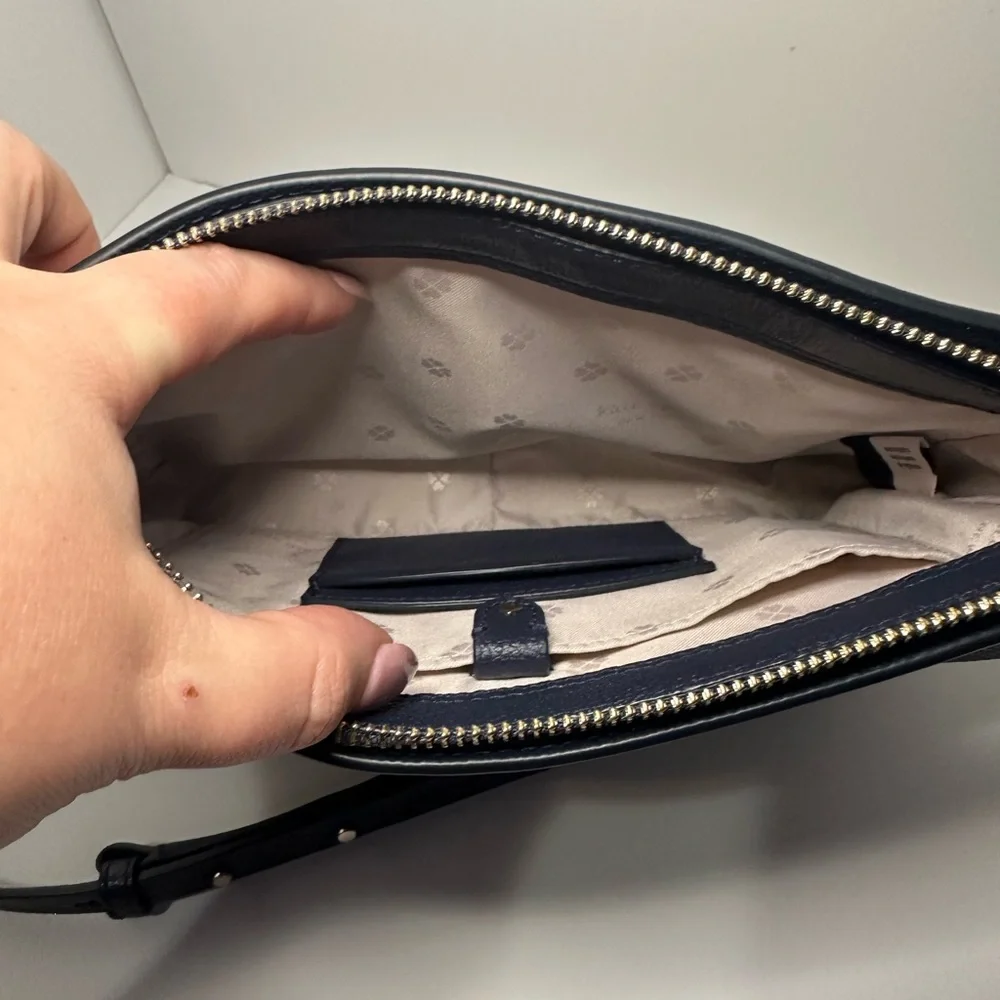 Kate Spade EUC Margaux Lemons Grained Leather Convertible Crossbody